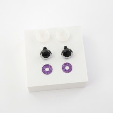 Глаза чашечка размер около 1,5 см. Цвет - фиолетовый