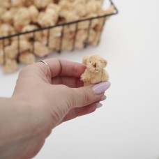 МИШКА МИКРО. 5 см. Цвет БЕЖЕВЫЙ