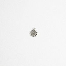 Подвеска декоративная цветок. Цвет - серебро