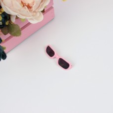 Очки для кукол солнцезащитные - прямоугольные розовые