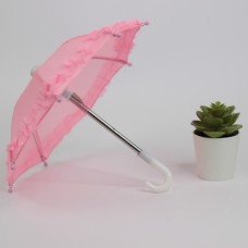 Зонтик кукольный - розовый