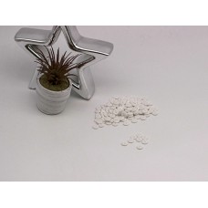 Пуговицы мини  пластик- цвет белый 0,5 см