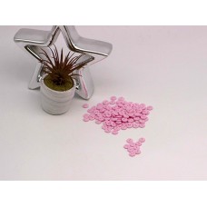 Пуговицы мини  пластик- цвет розовый 0,5 см