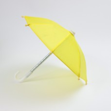 Зонтик кукольный - желтый