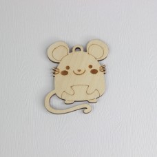 Деревянная мышка 