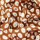 Микровельвет велюровый в медальоны. Цвет - КОРИЧНЕВЫЙ