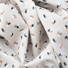 Микровельвет принтованный. Цвет - разводы на сером