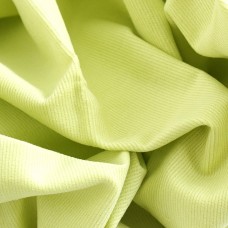 Микровельвет хлопковый. ЦВЕТ - желто-зелёный
