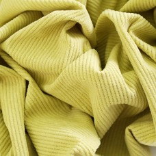 Вельвет трикотажный. цвет- желто-зеленый