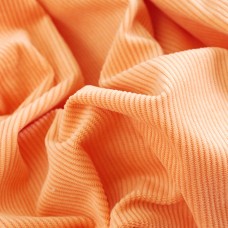 Вельвет трикотажный. цвет- светлый оранжевый