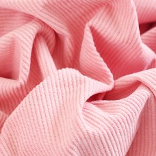 Вельвет трикотажный. цвет- розовый