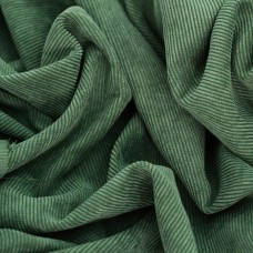 Вельвет средний фактуры. Цвет - зелёный темный.