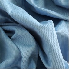 Вельвет хлопковый средней фактуры. ЦВЕТ: джинсовый Вельвет хлопковый средней фактуры. ЦВЕТ: джинсовый