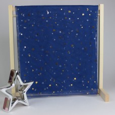 Мягкая сетка со звездочками - синяя