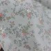Сатин хлопок - розово-белые цветы на сером 
