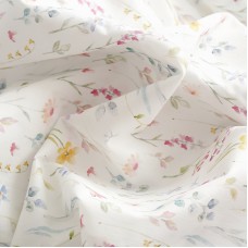 Батист с рисунком .Цвет - цветочная поляна 