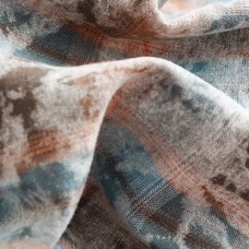 Хлопок фуле с варенным эффектом джинсовый