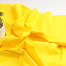 Хлопок сатин – цвет теплый желтый