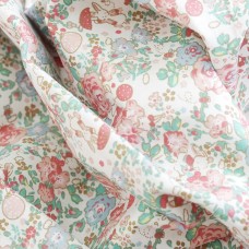 Сатин. Цвет зайки в цветах 