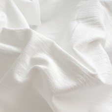 Хлопок фактура «лен». Цвет белый