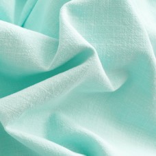 Хлопок фактура «лен». Цвет яркий бирюзовый