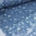 Сатин хлопок премиум "Новогодняя" коллекция - 3 рисунка в 1 снеговики, снежинки на синем
