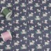 Сатин хлопок премиум "Полевая " коллекция - рисунок котики на фиолетовом