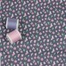 Сатин хлопок премиум "Новогодняя " коллекция - рисунок варежки, носки на фиолетовом