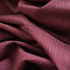 Фактурный хлопок. Точки - полоски  Цвет - винный
