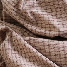 Фактурный хлопок. Клетка #3. Цвет - красный Фактурный хлопок. Клетка #3. Цвет - красный