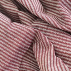 Фактурный хлопок премиум полоска. Цвет - винный