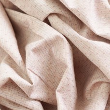 Хлопок фактурный премиум. Штрихи - точки. Цвет - нежная пудра