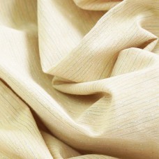 Хлопок фактурный премиум. Штрихи - точки. Цвет - нежный желтый 