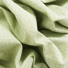 Хлопок фактурный премиум. Штрихи - точки. Цвет - нежный зелёный