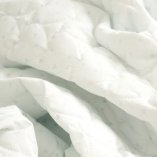 Хлопок стеганный на синтепоне. Цвет-Звезды на мятном Хлопок стеганный на синтепоне. Цвет-Звезды на мятном