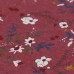 Теплый хлопок - полевые цветы на пыльном красном