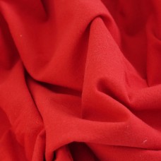 Теплый хлопок однотонный. Цвет - красный