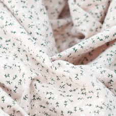 Теплый хлопок. Цвет - микро цветы на розовом