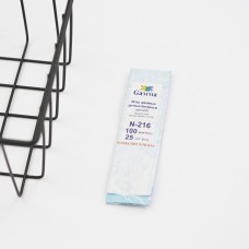 Gamma" Иглы бисерные №100 сталь N-216 d 0.5 мм 25 шт 