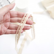 Хлопковое кружево паутинка . Цвет натуральный Хлопковое кружево паутинка . Цвет натуральный