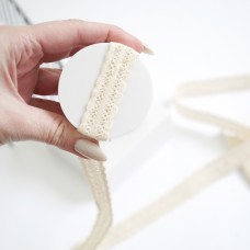 Хлопковое кружево волна 2. Цвет натуральный 