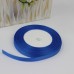 Лента репсовая 1 см цвет - синий (метраж)