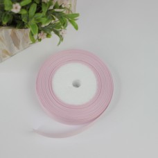 Лента репсовая 2 см цвет - бледно-розовый (метраж)