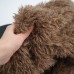 Искусственный мех «ЛАМА». Цвет - КОРИЧНЕВЫЙ