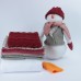 Набор тканей для совместного пошива для мк "Снеговик 2.0" 