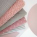 Набор тканей №17 - серо-розовый