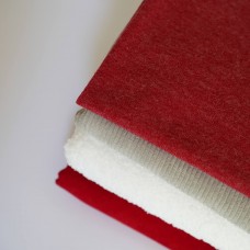 Набор тканей для пошива - пальто, платье, шапка (красный) + ткани для тела