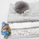 Набор для создания зимнего наряда для снегурочки по курсу «МАЛЫШИ». Цвет серебро