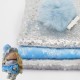 Набор для создания зимнего наряда для снегурочки по курсу «МАЛЫШИ». Цвет голубой