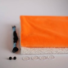 Набор тканей для тела для курса "Миники" Лисичка - оранжевый